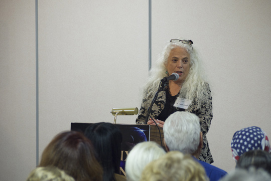 Carol Rosin speaking for Phoenix MUFON