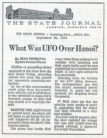 Hanoi UFO press clip