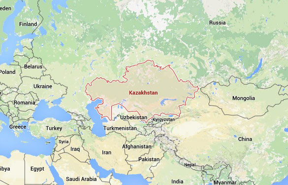 Kazakhstan (Credit: Google Maps)