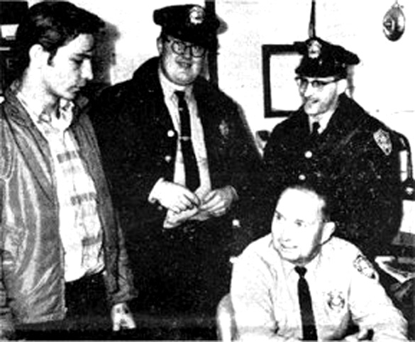 (L to R) Muscarello, David Hunt, Eugene Bertrand, and dispatcher Scratch Toland
