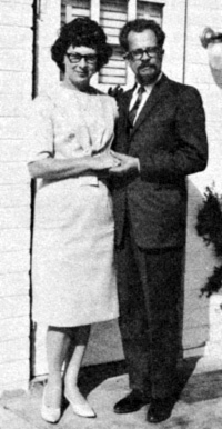 Coral and Jim Lorenzen in a photo from an APRO brochure in the late 1960s. (image credit: APRO)