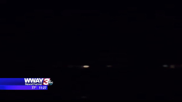One of the images of the UFO provided by the witness. (Credit: Woozy Dell/WWAY)