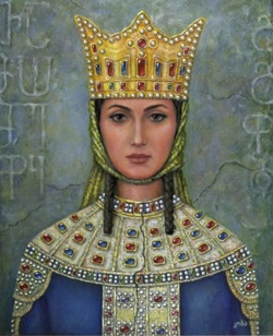 Mosaic of Queen Tamar