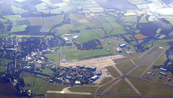 Aerial view of RAF Lyneham. (Credit: Ad Meskens / Wikimedia Commons)