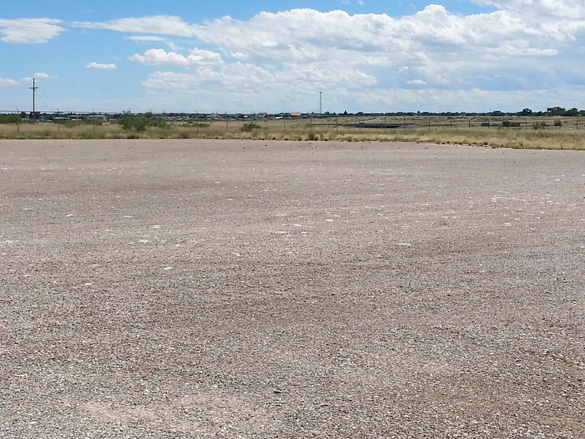Open lot where the studios will be located. (Credit: Roswell Movie Studios)