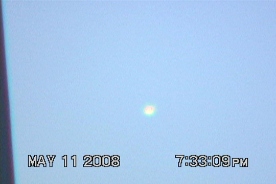 A still image from UFO video taken in 2008. (image credit: Jong han Seo) 