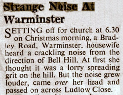 The Warminster Journal article from January, 1964 that started it all.