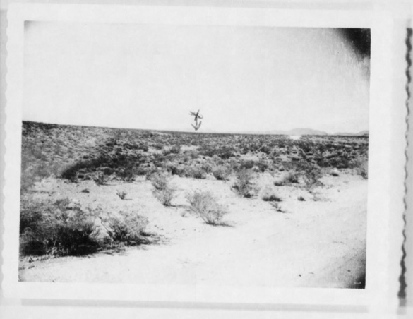 Photo of the area Zamora saw the object. (Credit: U.S. Air Force Project Blue Book)