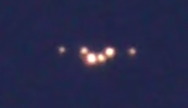 The UFO over Burwell. (Credit: Dc S/YouTube)