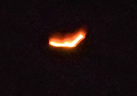 UFO over Caloundra. (Credit: Sunshine Coast Daily)
