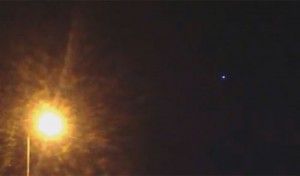 UFO flying over Canterbury. (Credit: Sasha Shaker/YouTube)