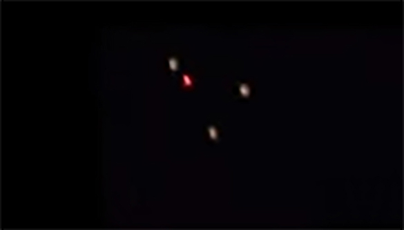 The witness filed multiple reports of UFOs with investigators. Pictured: Cropped and enlarged still frame from the witness video. (Credit: MUFON)