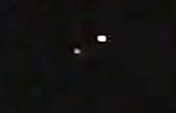 Cropped and enlarged portion of the witness video. (Credit: MUFON)