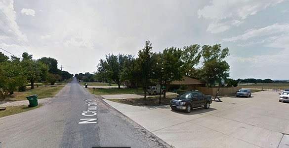 The witness first heard a humming sound that sent him outside to investigate. Pictured: Prosper, TX. (Credit: Google)