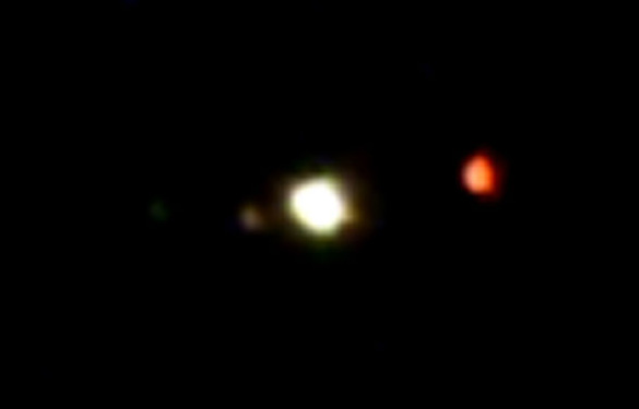 Cropped and enlarged photo taken from witness video clip DSC2624. (Credit: MUFON)