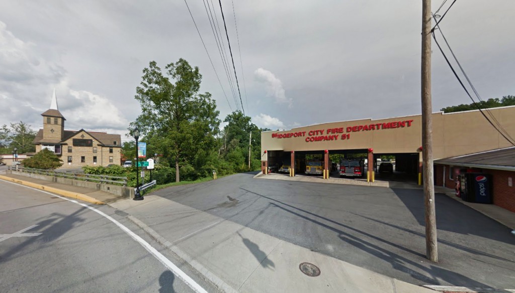 The witness said the object eventually flew away in the direction of Grafton, West Virginia. Pictured: The Bridgeport Fire Department. (Credit: Google)