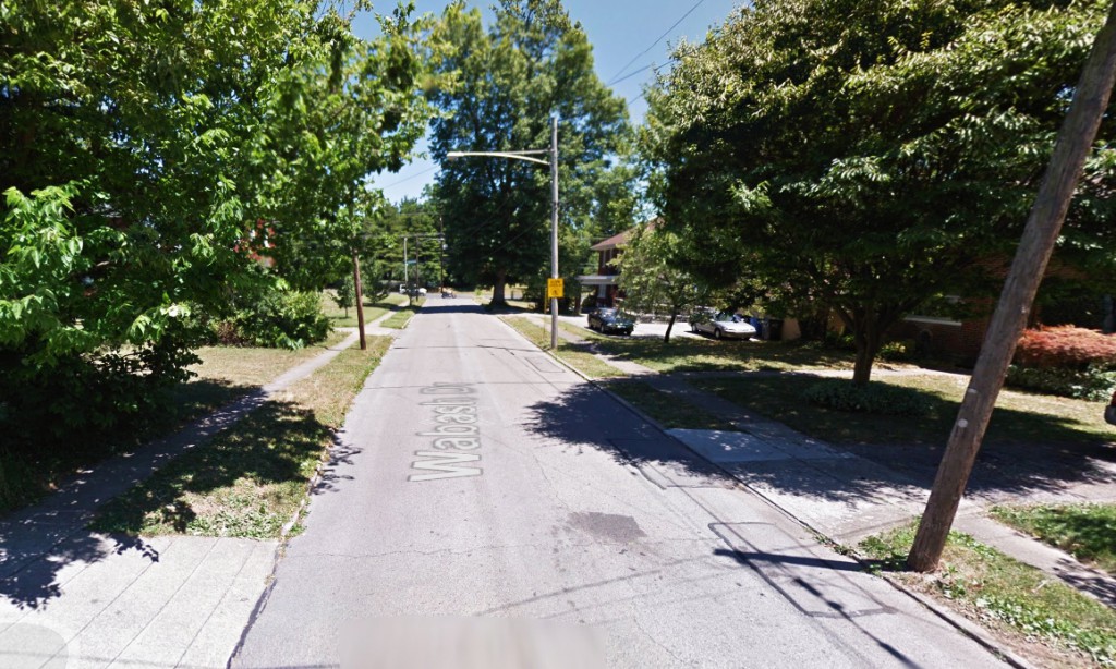 The witnesses watched as the object seemed to move away ‘instantaneously.’ . Pictured: Street scene in Lexington. (Credit: Google)