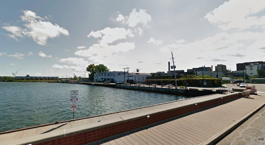 The object hovered without making any sound as the witnesses watched. Pictured: Erie, Pennsylvania. (Credit: Google)