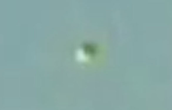 Cropped and enlarged photo taken from witness video. (Credit: MUFON)