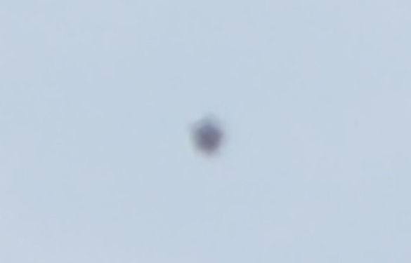 Cropped and enlarged version of Witness photo #2. (Credit: MUFON)