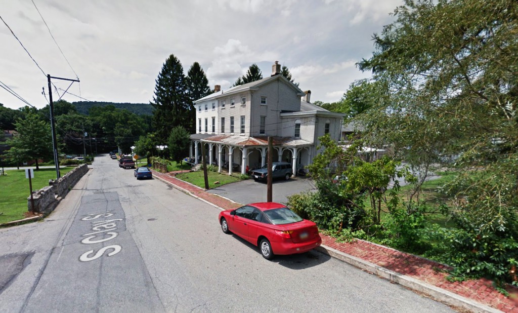 The object was just 40 feet over the witnesses’ home and was lighting up the ground beneath it as it crossed the Marietta, Pennsylvania neighborhood. Pictured: Marietta, Pennsylvania. (Credit: Google)