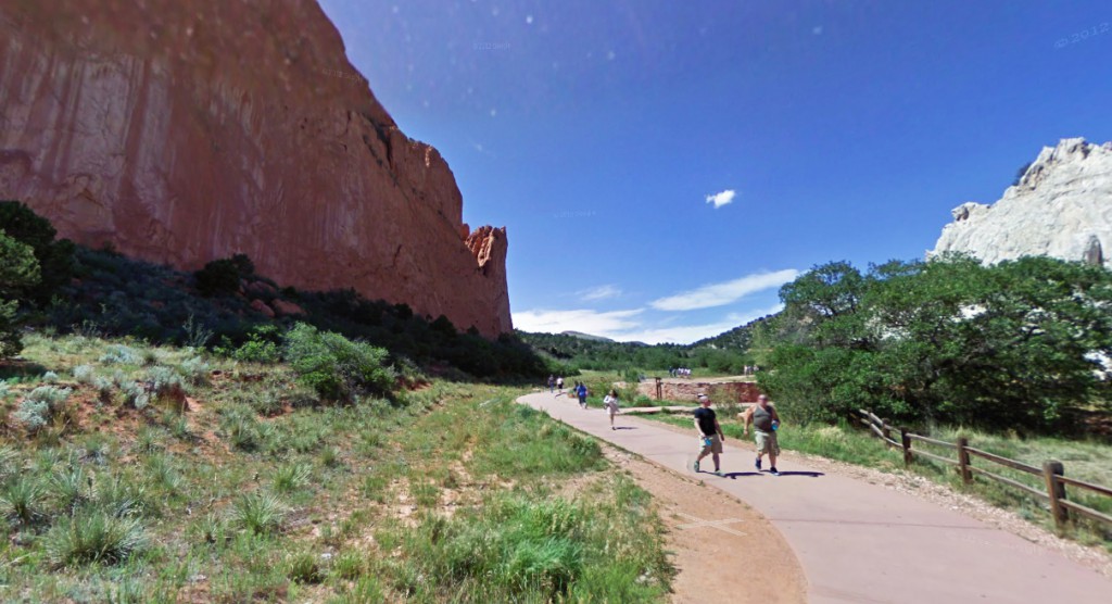 The witness served time in the U.S. Air Force and says he has never seen objects like this before. Pictured: Colorado Springs, CO. (Credit: Google)