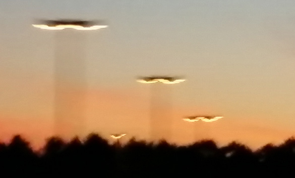 Cropped and enlarged version of the original witness image. (Credit: MUFON)