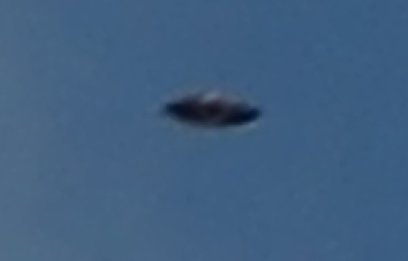 Cropped and enlarged portion of Witness Image #1. (Credit: MUFON)