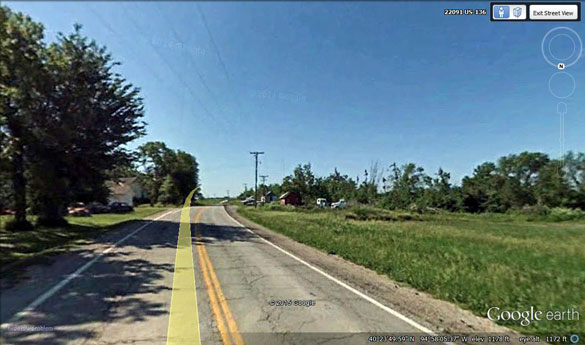 The witness later discovered additional witnesses to the same lights. Pictured: Wilcox, MO. (Credit: Google Maps)