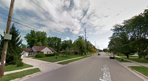 The witness was positive the object was not a military plane. Pictured: Janesville, WI. (Credit: Google)