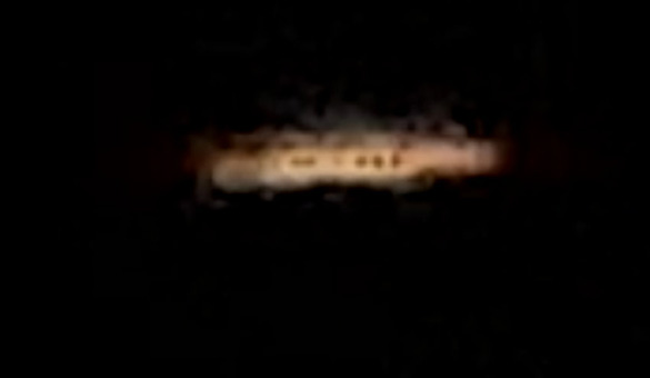 Cropped and enlarged witness screen shot taken from the original video. (Credit: MUFON)