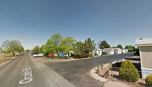 The witness described ports around the object that were round. Pictured: Santa Fe, NM. (Credit: Google)