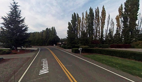 The object eventually took off at great speed. Pictured: Sequim, WA. (Credit: Google)