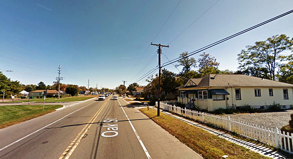 The object moved away very quickly. Pictured: Lakehurst, NJ. (Credit: Google)