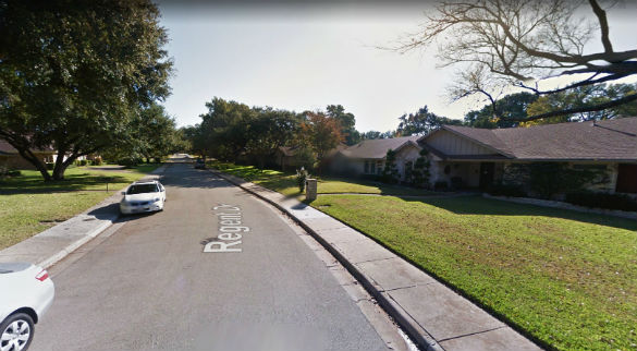 More objects began to appear during the sighting – a total of four. Pictured: Dallas, Texas. (Credit: Google)