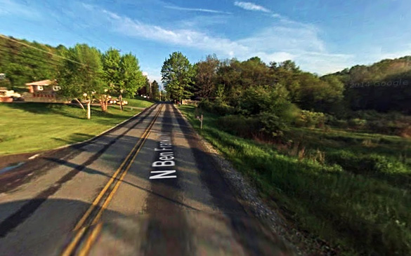 The daughter heard the sounds of nearby footsteps which backs up her mother’s encounter with the UFO. Pictured: Indiana, Pennsylvania. (Credit: Google)