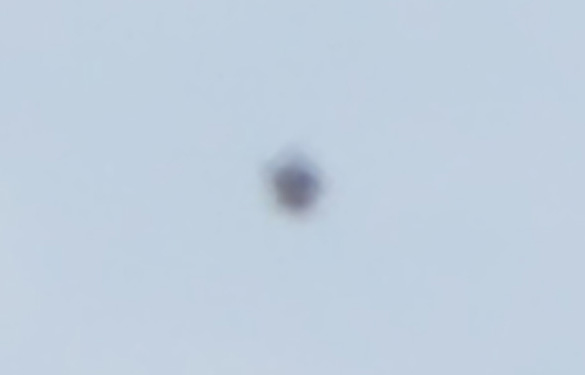 Cropped and enlarged version of Witness photo #3. (Credit: MUFON)