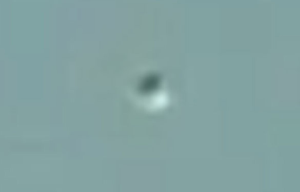 Cropped and enlarged photo taken from witness video. (Credit: MUFON)