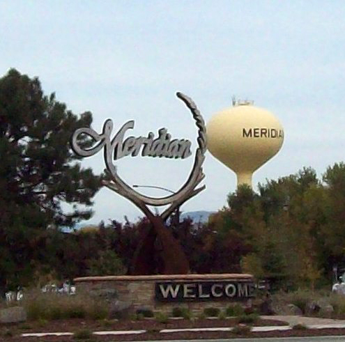 The witness was able to watch the object for nearly 30 minutes. Pictured: Meridian, ID. (Credit: Wikimedia Commons)