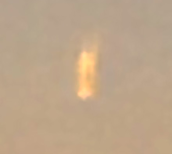 Cropped and enlarged view of Witness image #2. (Credit: MUFON)
