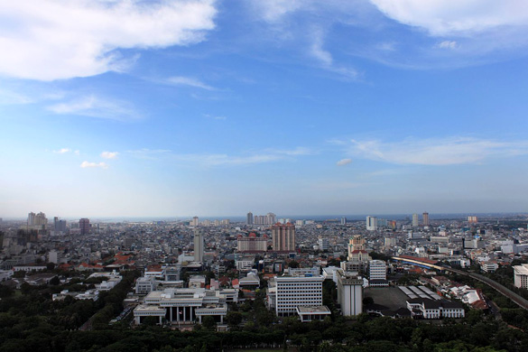 North Jakarta skyline. (Credit: Wikimedia Commons)