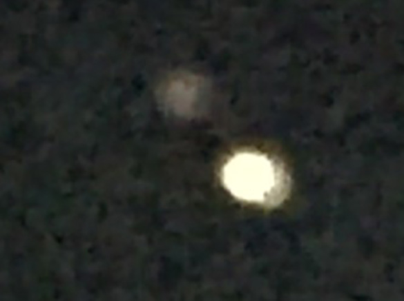 Cropped and enlarged still frame taken from the witness video. (Credit: MUFON)
