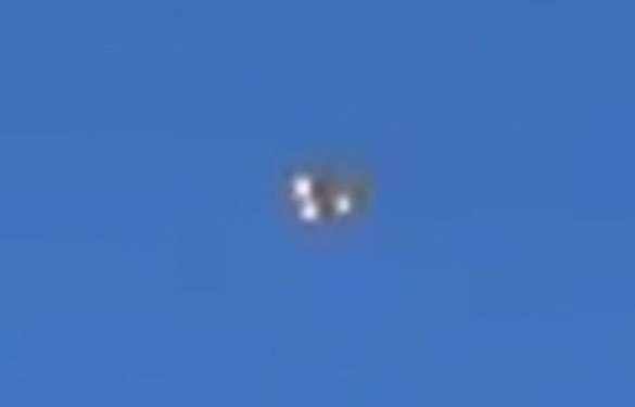 Cropped and enlarged still frame taken from the witness video. (Credit: MUFON)
