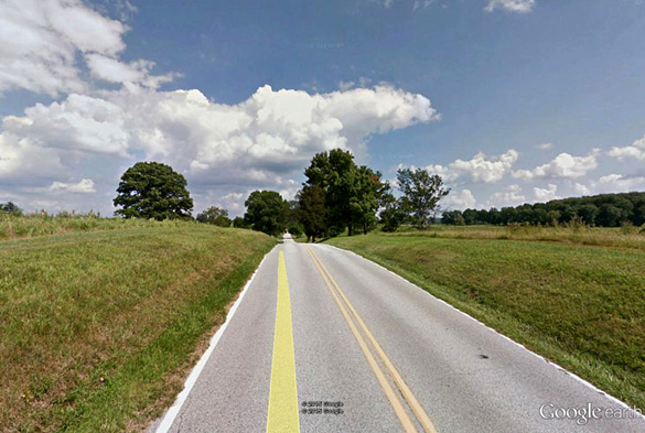 Area where witness was driving. (Credit: Google Maps)