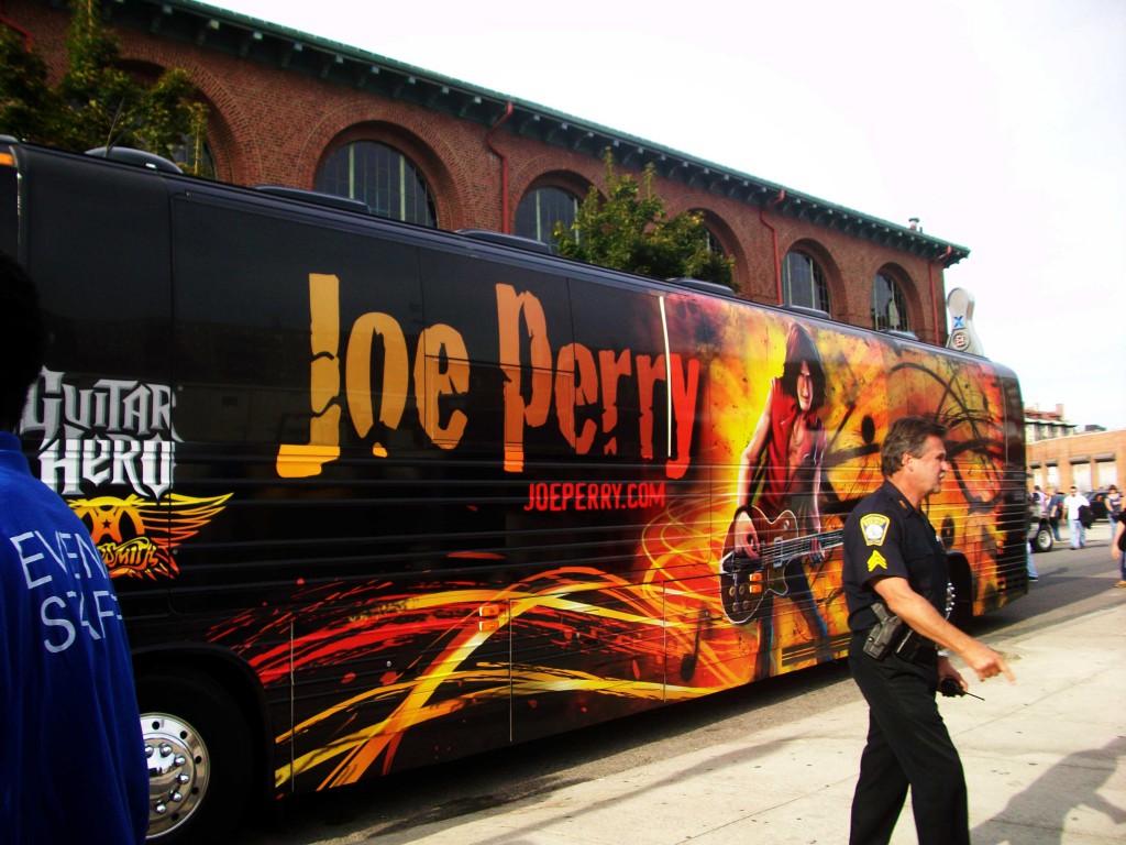 Joe Perry's tour bus. (Credit: JoePerry.com)