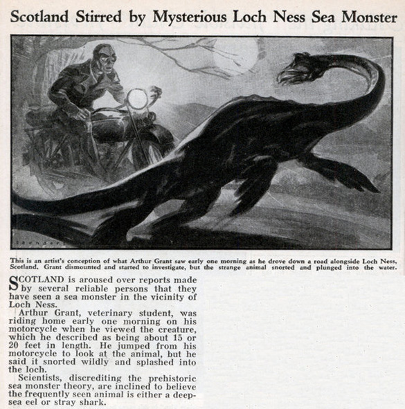 Scottish newspaper article from April 1934.