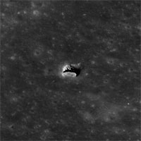 Image of the lunar pit (Credit: NASA/GSFC/Arizona State University)