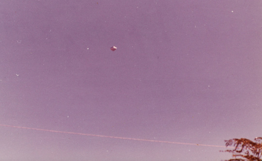 UFO photo taken in Mesa, AZ in 1972. (image credit: UFO Photo Archives)