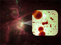 Oxygen molecules in space (credit: ESA/NASA/JPL-Caltech)