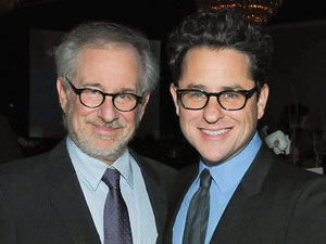 Steven Spielberg and J.J. Abrams (credit: Kovac/WireImage)